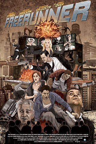 Freerunner Comic Poster
